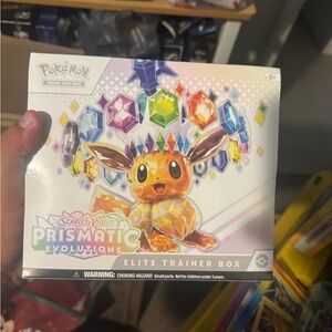 Pokemon Scarlet & Violet Prismatic Evolutions Elite Trainer Box - Multicolor